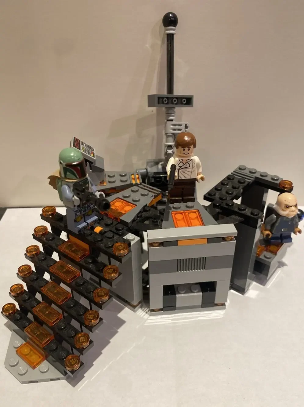 LEGO Star Wars 75137 Carbon-Freezing Chamber Near Complete 3 Minifigs (2016)
